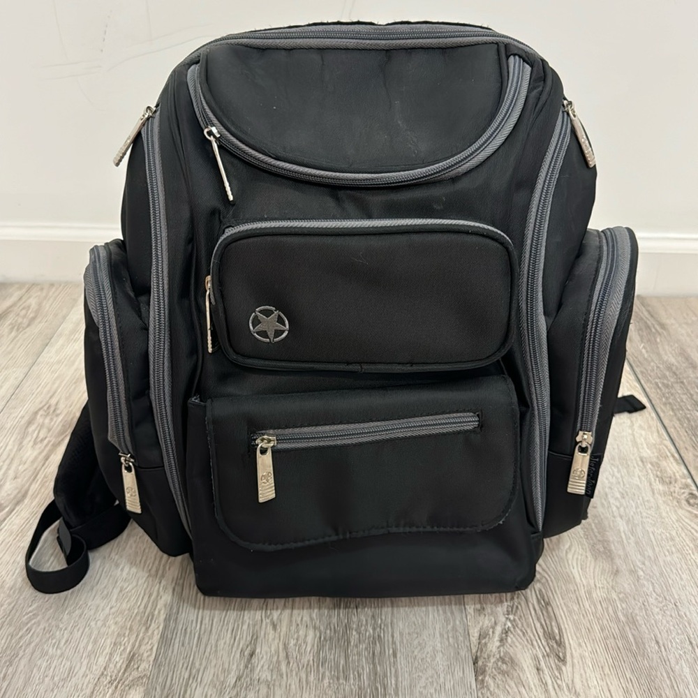 Converse Black backpack diaper bag